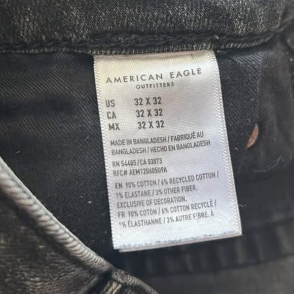 American Eagle Jeans – Black – Size 32x32 - Picture 3 of 4